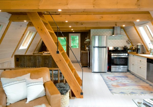 Vaulted extension roof